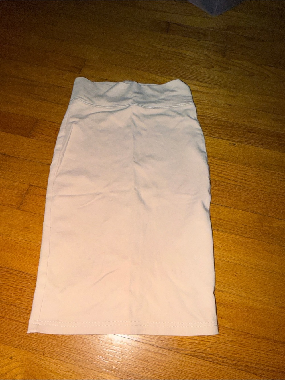 Women's Baby Pink Knit Pencil Skirt Labijou size small